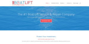 Dr. Boatlift Website Homepage