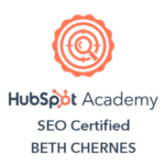 Hubspot Academy SEO Certified Beth Chernes