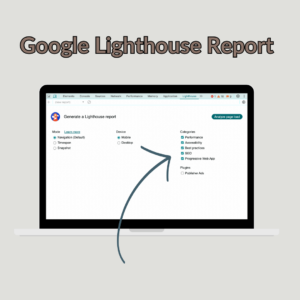 An example of Google Lighthouse report